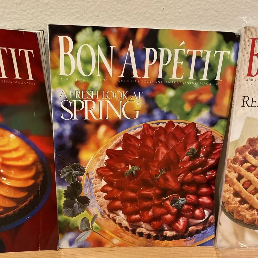 VINTAGE Lot of 3‎ ISSUES of BON APPETIT Magazine April 1994, 1996, 1997 Spring
